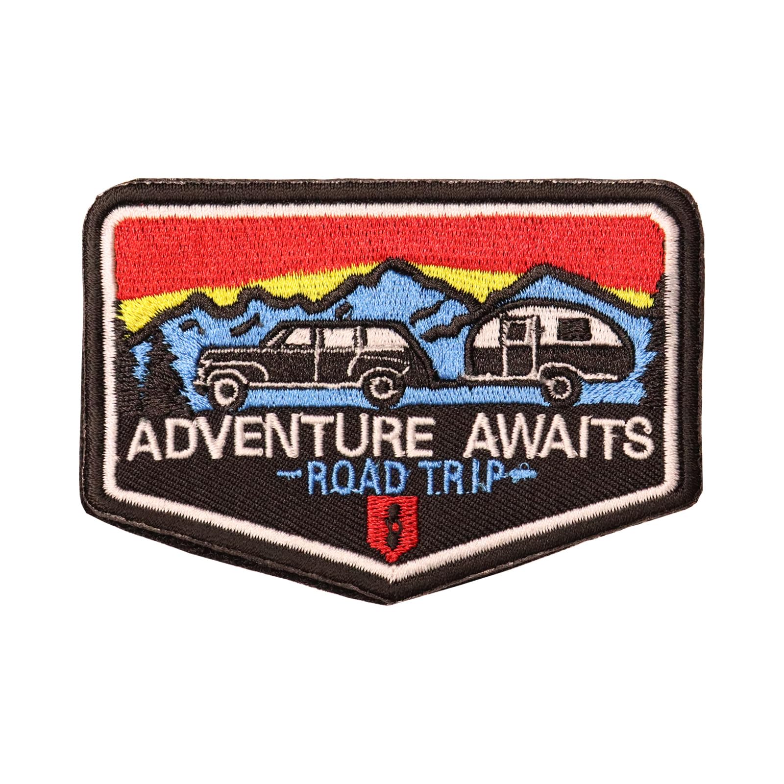 Amazon.com: Tskijun Hook and Loop Badge Camping Hiking Off